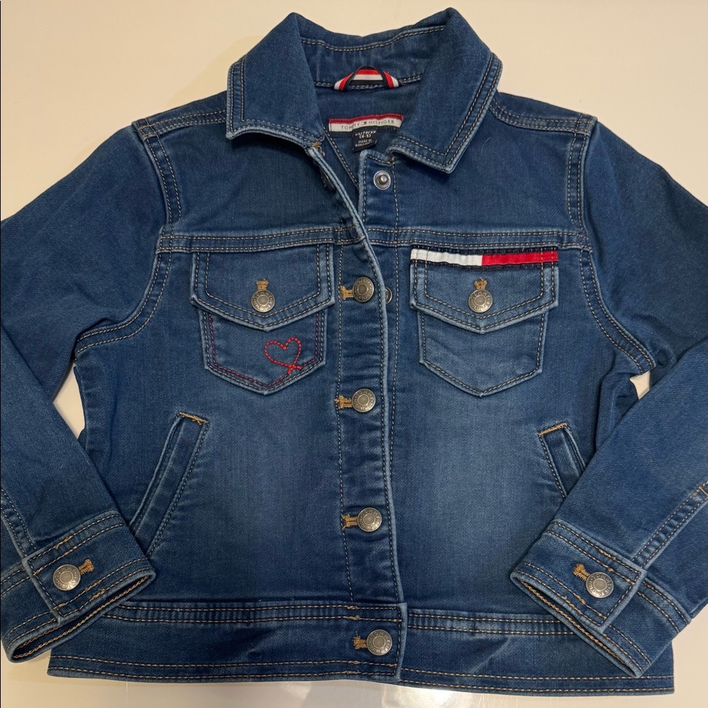 Tommy Hilfiger Girls Jeans Jacket Stretch Fall (4-5 yo)